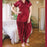Girls' Stylish Silk Patiala Nightwear Set: Half Sleeve V-Neck Comfort Pajamas